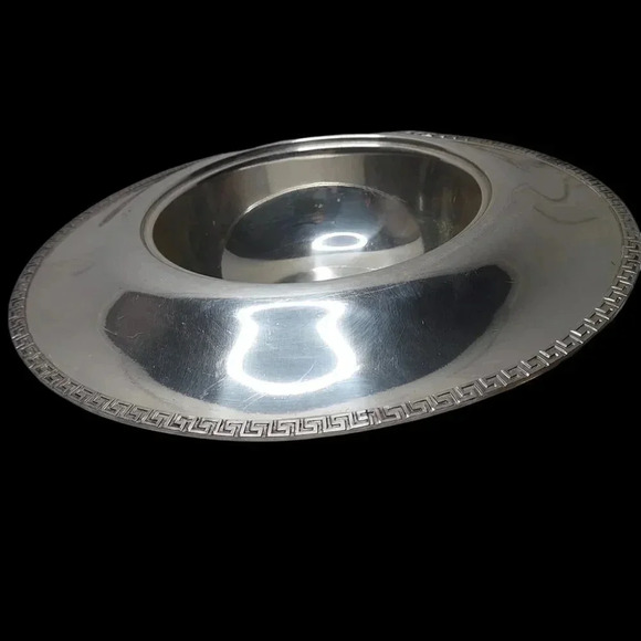 Vintage WMA Rogers Centerpiece Bowl With Gold Colored Lid - Picture 5 of 5